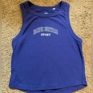 Pacific Sunwear Blue Tank Top
